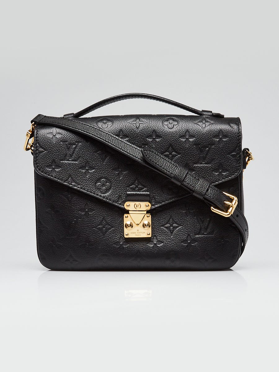 Louis Vuitton - Authenticated Metis Handbag - Leather Black Plain for Women, Very Good Condition