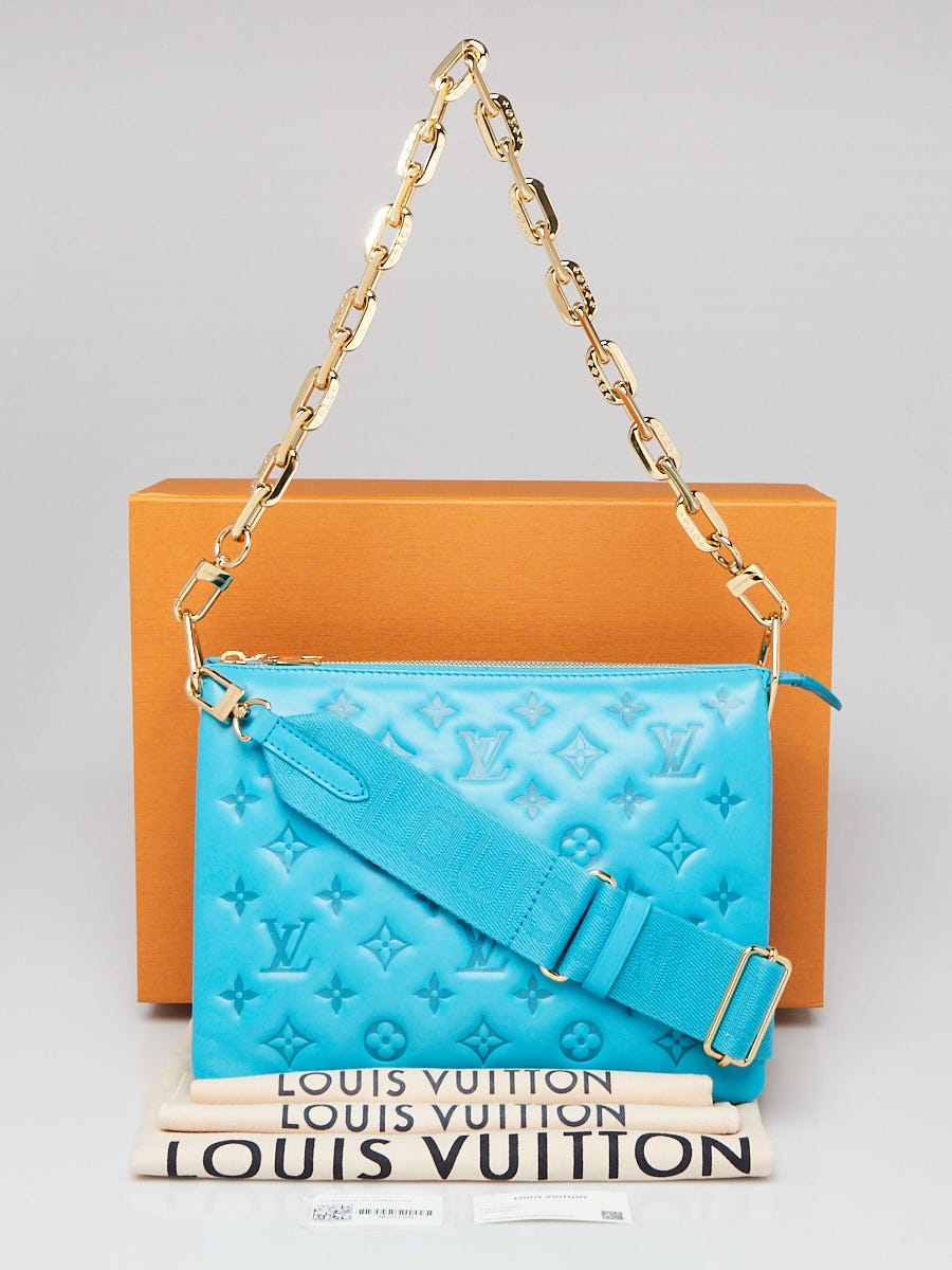 Louis Vuitton Teal Monogram Vernis Leather Lexington Pochette Bag