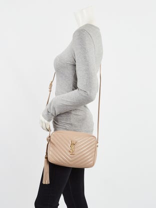 Louis Vuitton Beige Check Wood Cardigan Sweater Size M - Yoogi's Closet