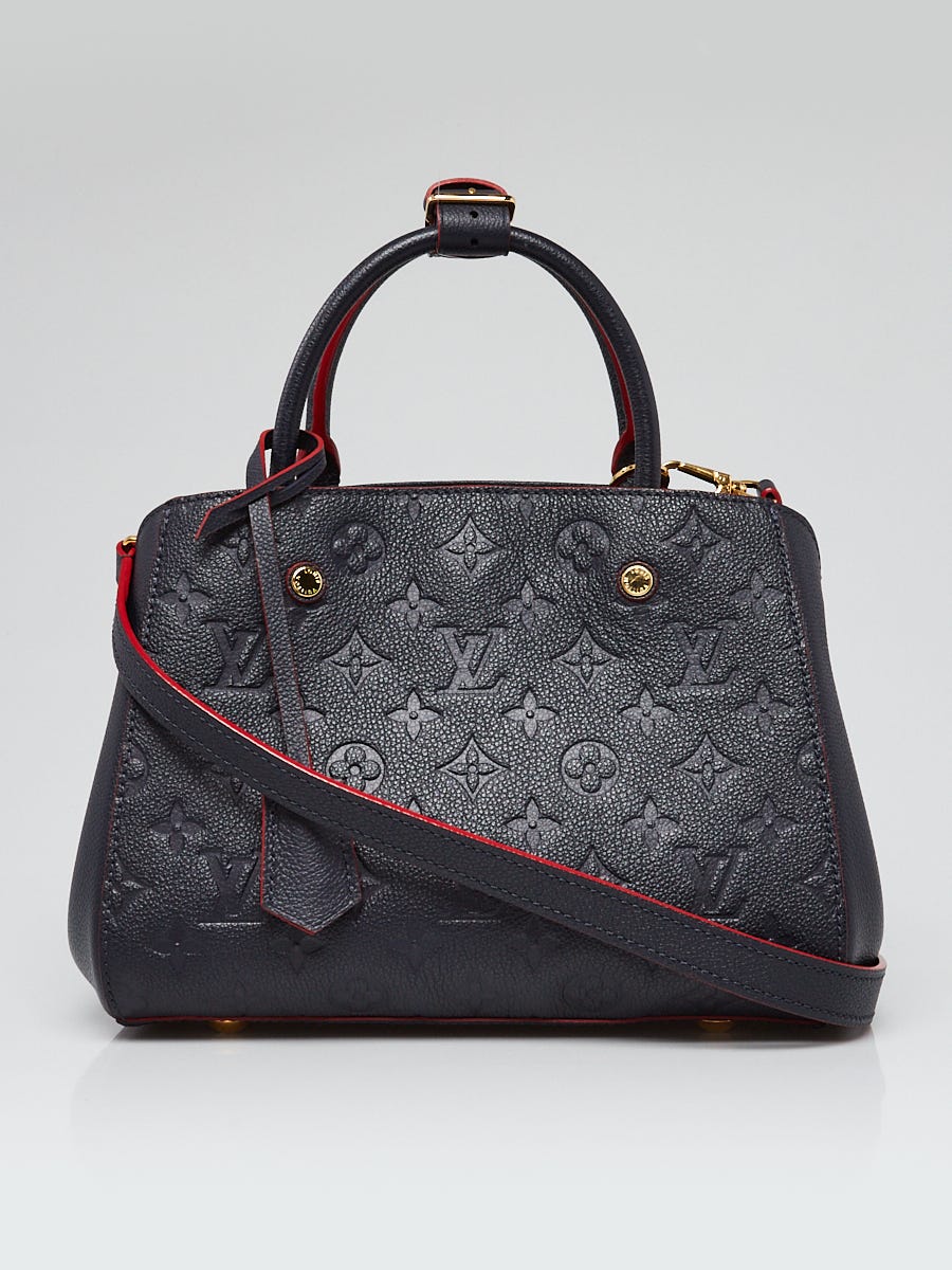 Louis Vuitton Marine Rouge Monogram Empreinte Leather Surene BB Bag Louis  Vuitton