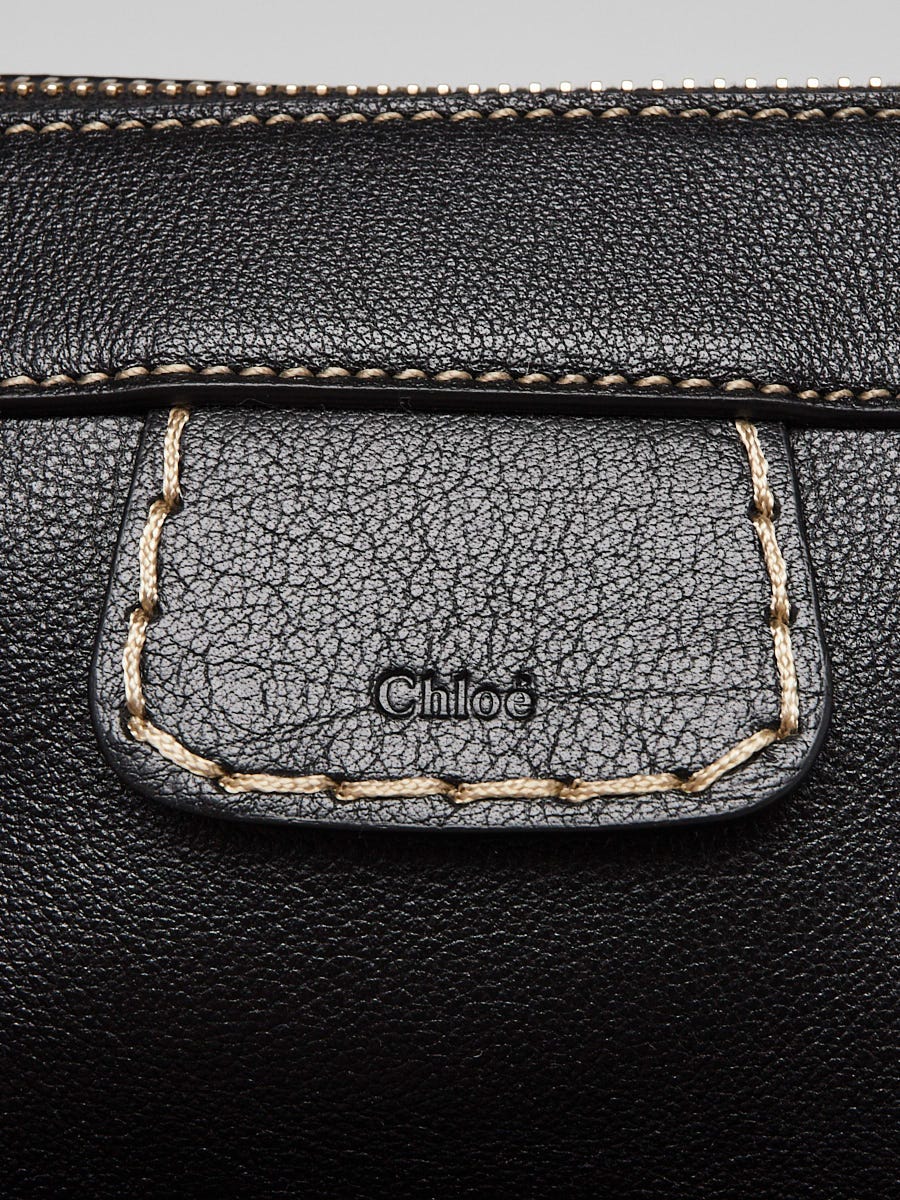 ChloeEDITHミディアムバック Chloe Black Leather Edith Medium Day Bag | Yoogi's Closet