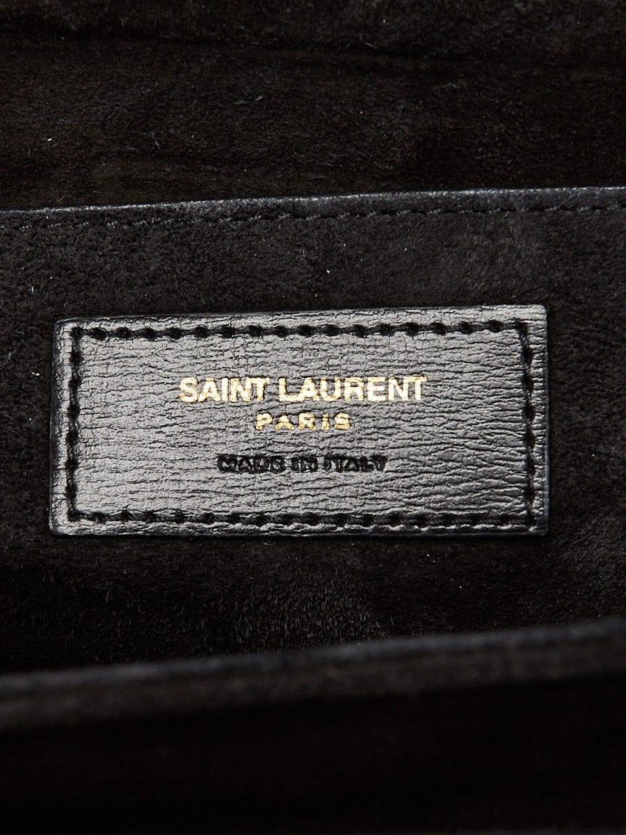 Yves Saint Laurent Grey Leather/Suede Medium Bellechasse Satchel Bag -  Yoogi's Closet