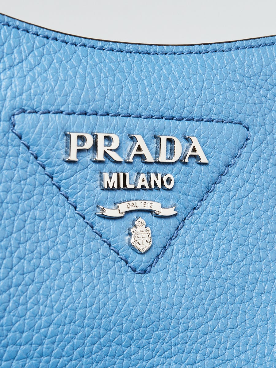 Prada Wave Pebbled Leather Mini Shoulder Bag 1BH191