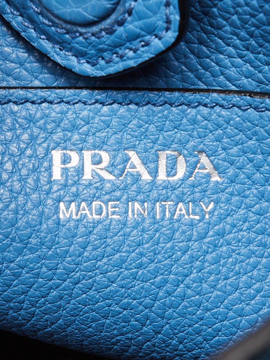 Prada Wave Pebbled Leather Mini Shoulder Bag 1BH191