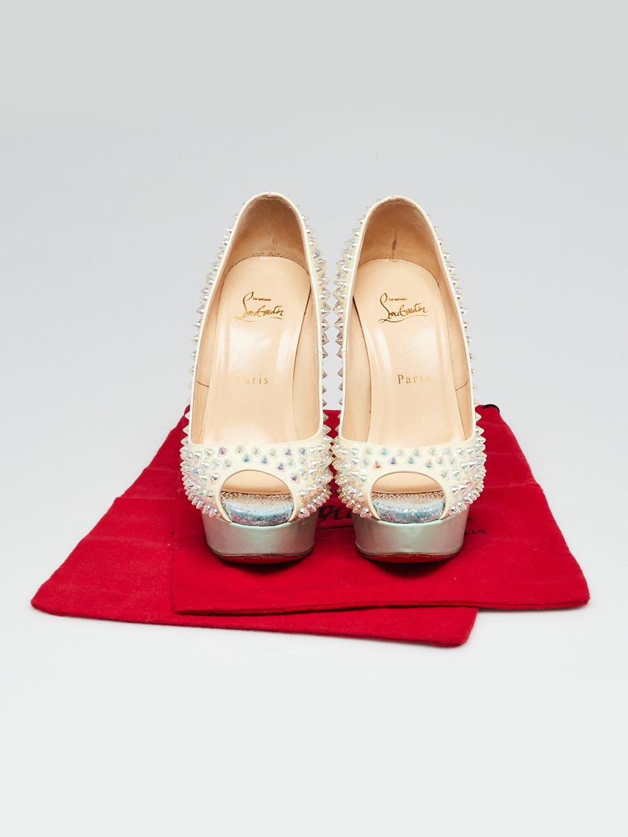 Christian Louboutin Lady Peep Spikes Size 37