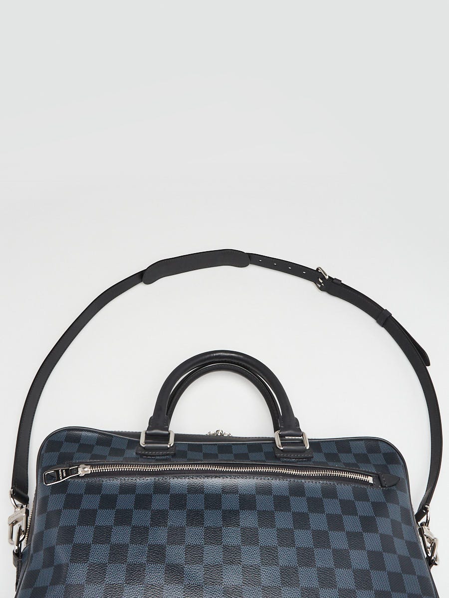 Louis Vuitton Porte-habits briefcase in black damier canvas and black  leather