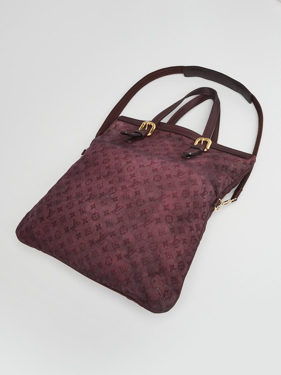 Louis Vuitton Purple Monogram Mini Lin Francoise Shoulder Bag w