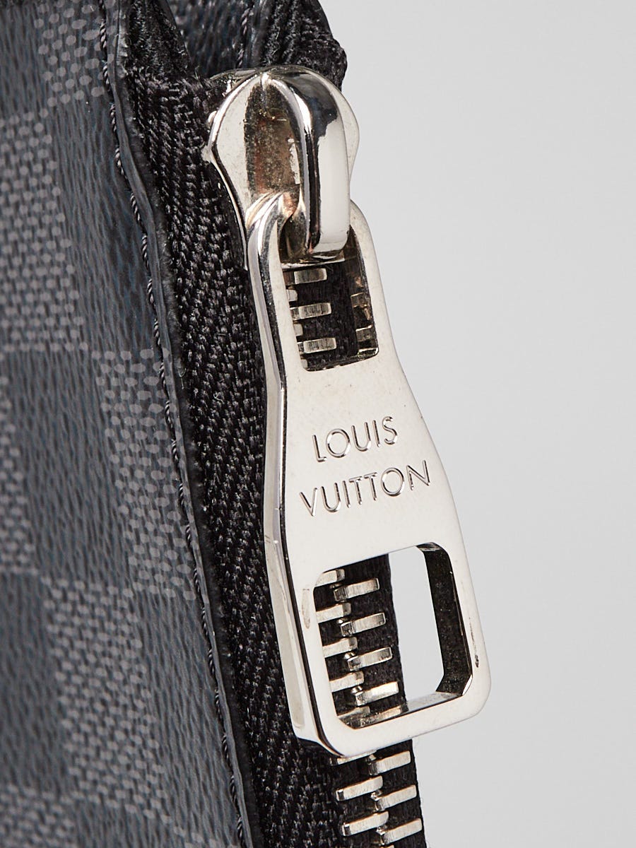 Louis Vuitton Damier Graphite Pochette Jour GM with Blue Lining N64032