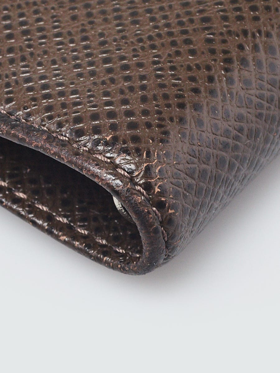 Louis Vuitton Epicea Taiga Leather Small Agenda - Yoogi's Closet