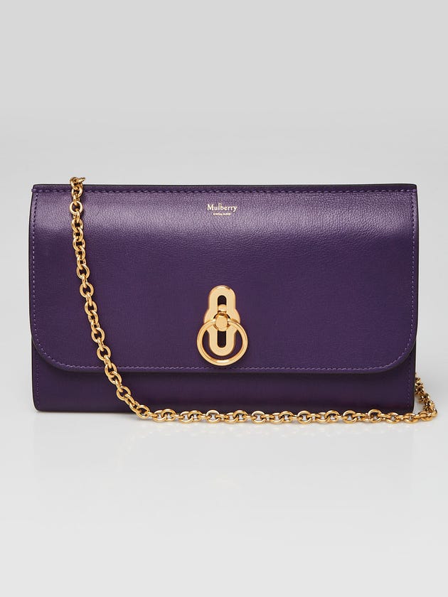 Mulberry purple clutch bag Clearance