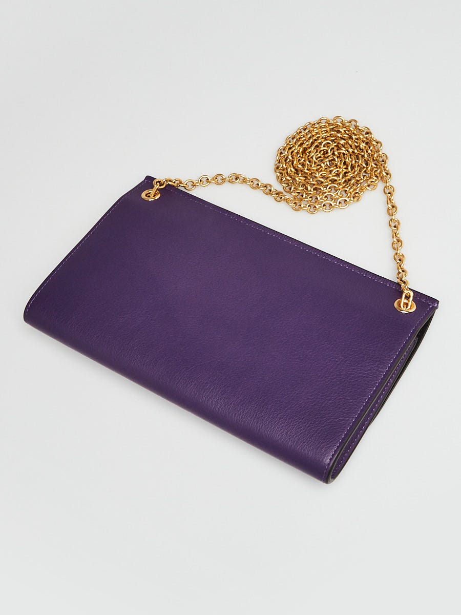 Mulberry Bag, Chained, Suede, Deep Purple, Princess Margaret, Lily Shape |  eBay