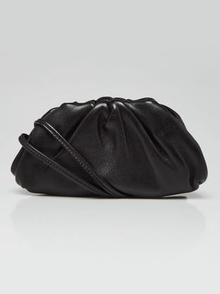 Bottega Veneta Dark Burgundy Intrecciato Woven Nappa Leather Large Nodini  Crossbody Bag - Yoogi's Closet