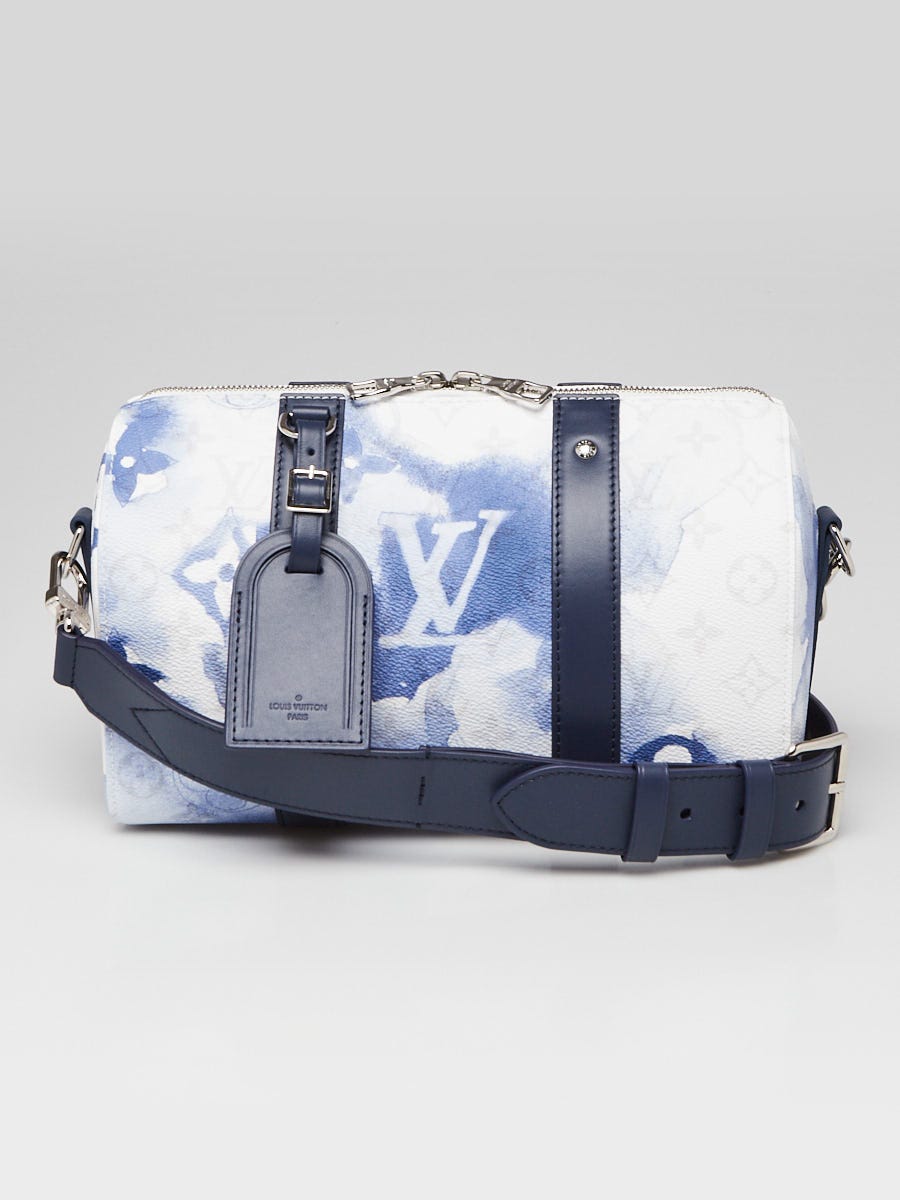 Louis Vuitton Bleu Monogram Watercolor Canvas City Keepall Bag - Yoogi's  Closet