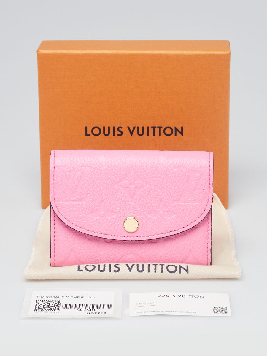 Louis Vuitton Rose Lollipop Monogram Empriente Leather Rosalie