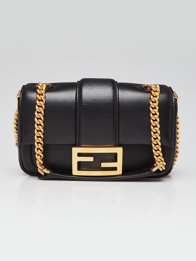 Black leather fendi baguette Clearance