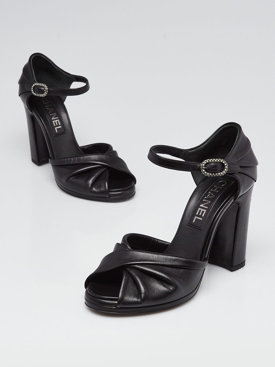 Chanel peep sale toe