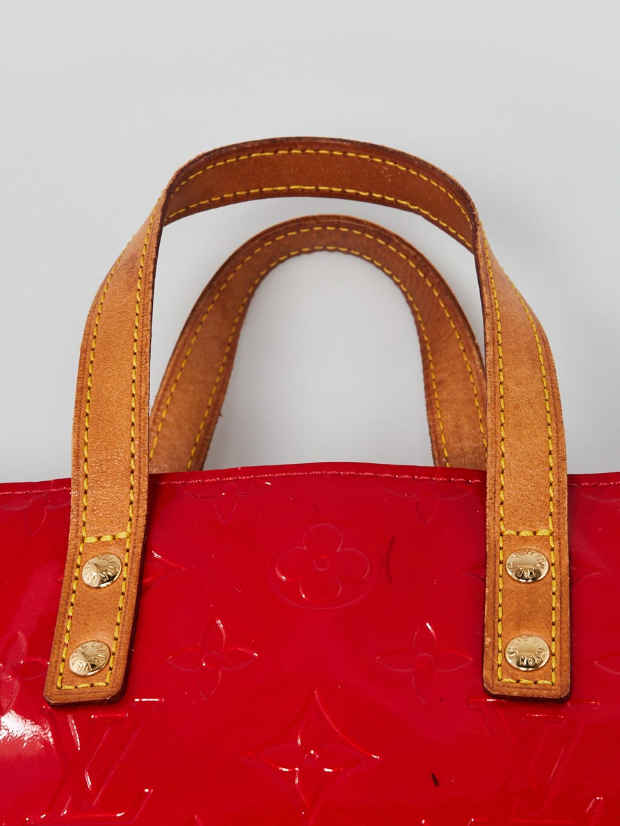 Louis Vuitton Red Monogram Vernis Reade PM Bag - Yoogi's Closet