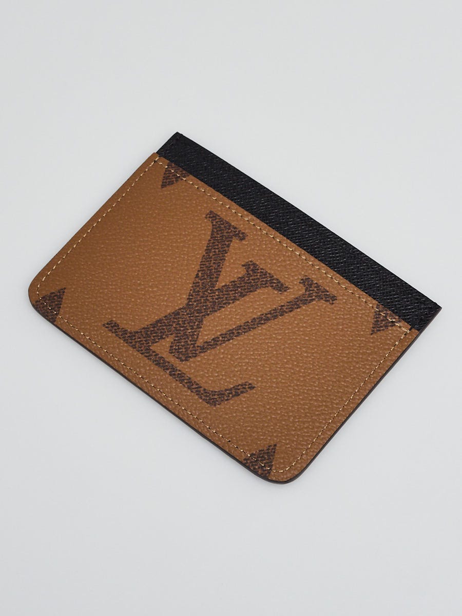 Louis Vuitton Monogram Reverse Canvas Side Up Card Holder - Yoogi's Closet