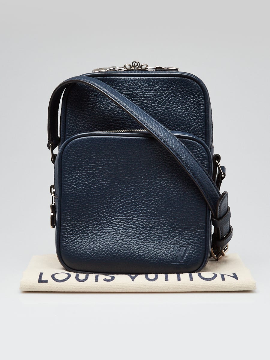 Louis Vuitton Blue Denim Monogram Denim Camera Bag - Yoogi's Closet