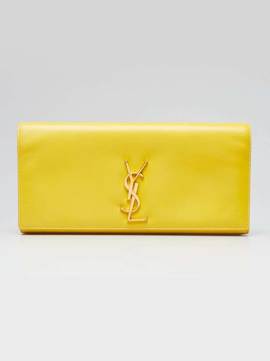 Cassandre flap pouch in smooth leather, Saint Laurent