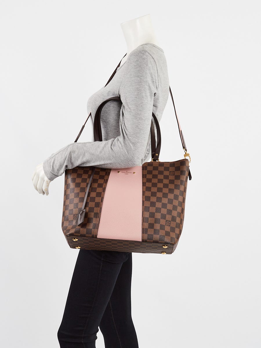 Louis Vuitton Damier Canvas and Taurillon Leather Jersey Tote Bag - Yoogi's  Closet