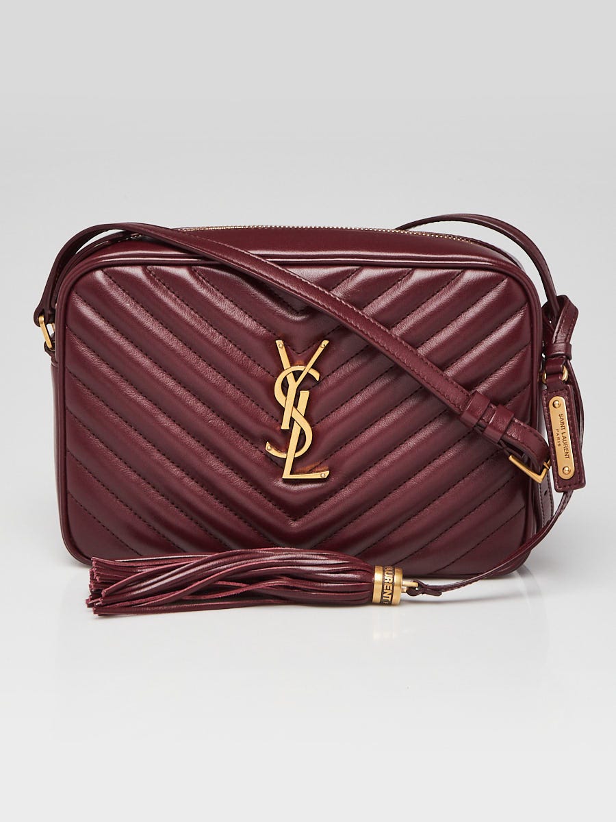 YSL lou camera bag in quilted leather