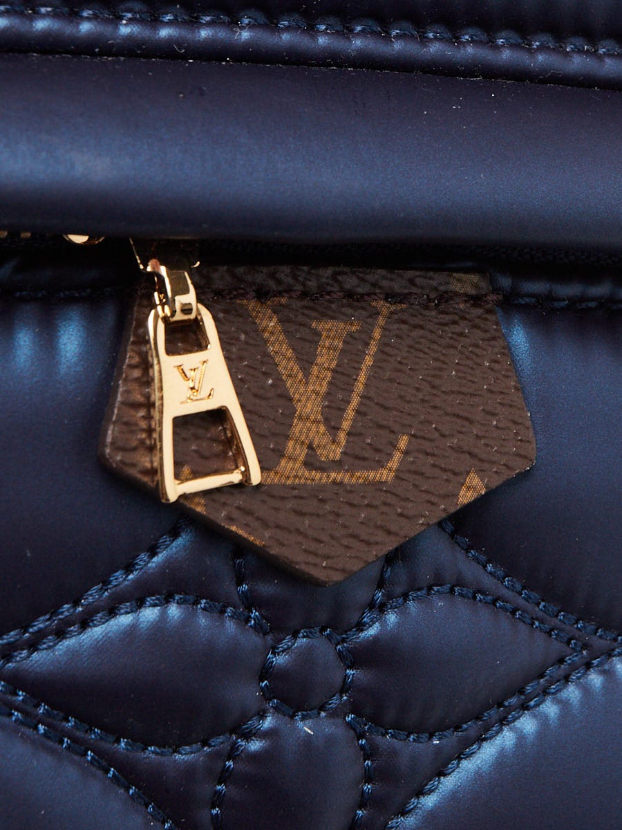 Louis Vuitton Limited Edition Navy Giant Monogram Econyl Pillow Palm  Springs Mini Backpack Bag - Yoogi's Closet