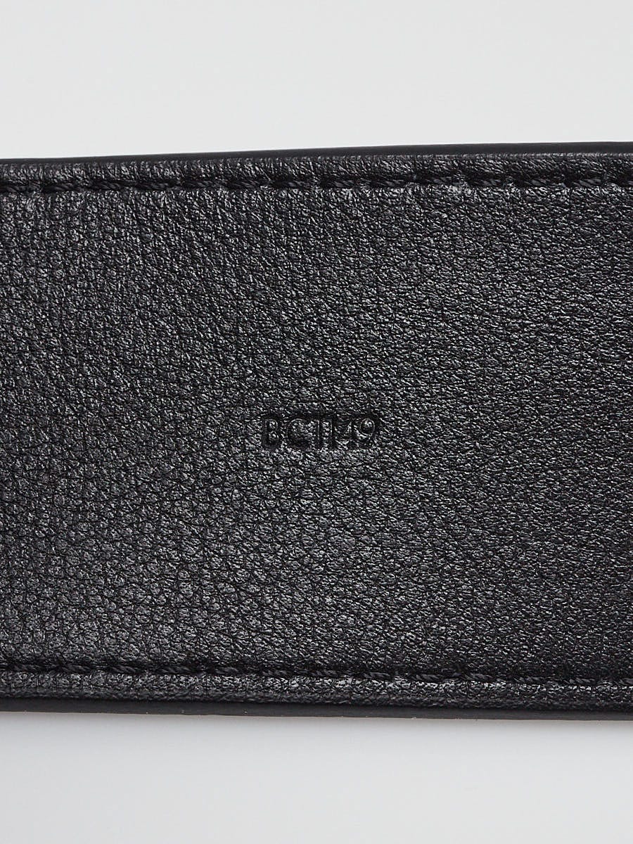 Louis Vuitton 40mm Black Leather Autograph Belt Size 90/36