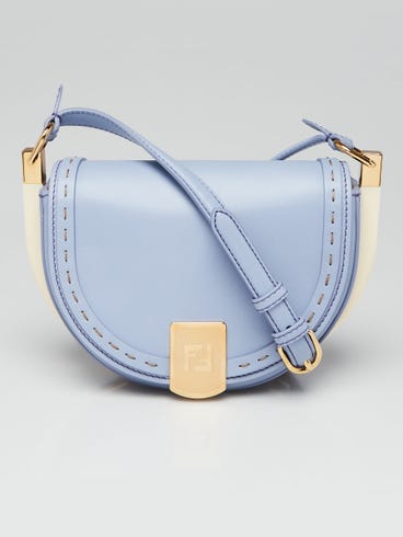 Fendi moonlight leather saddle bag Clearance