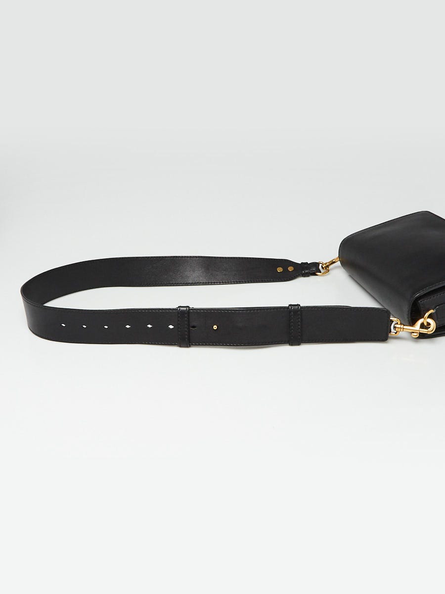 Christian Dior Black Pebbled Calfskin Leather Dio(r)evolution Flap