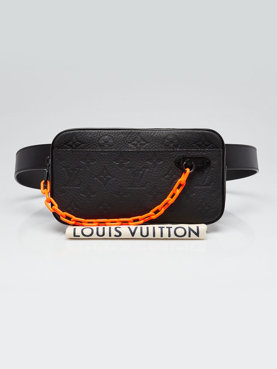 Louis Vuitton Volga Pochette Beltbag Black Leather ref.934467 - Joli Closet