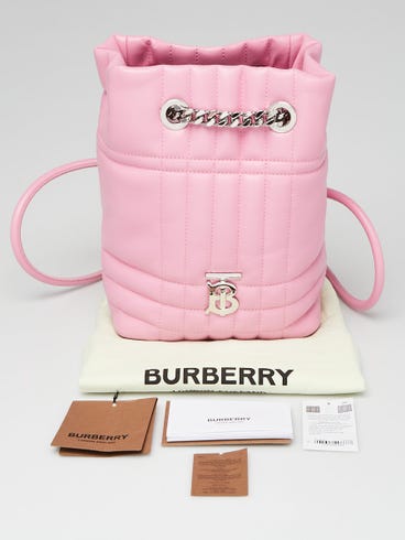 burberry pink leather backpack Daypack WS26284 NUIR VINTAGE adjustable shoulder straps. The Rucksack Nylon Beige