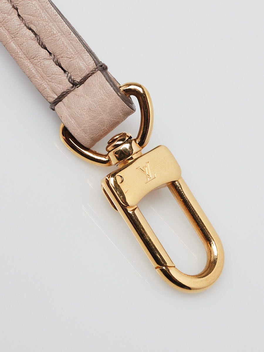 Louis Vuitton Sable Monogram Mahina Leather Selene Pouch Clutch Bag