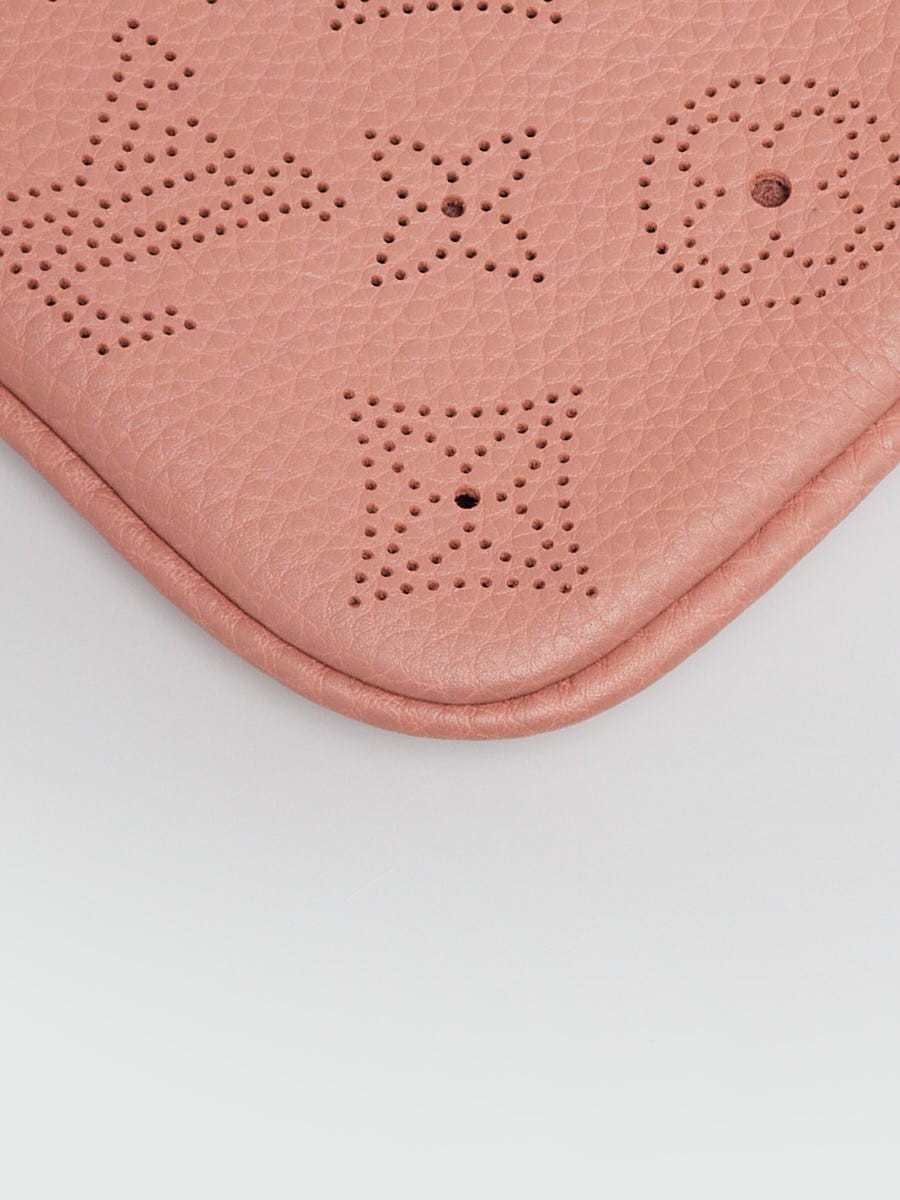 Louis Vuitton Rose Monogram Mahina Leather Selene PM Bag - Yoogi's Closet