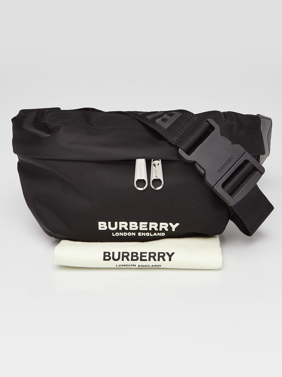 Burberry Black Nylon Zip Bum Bag | Yoogi's Closet