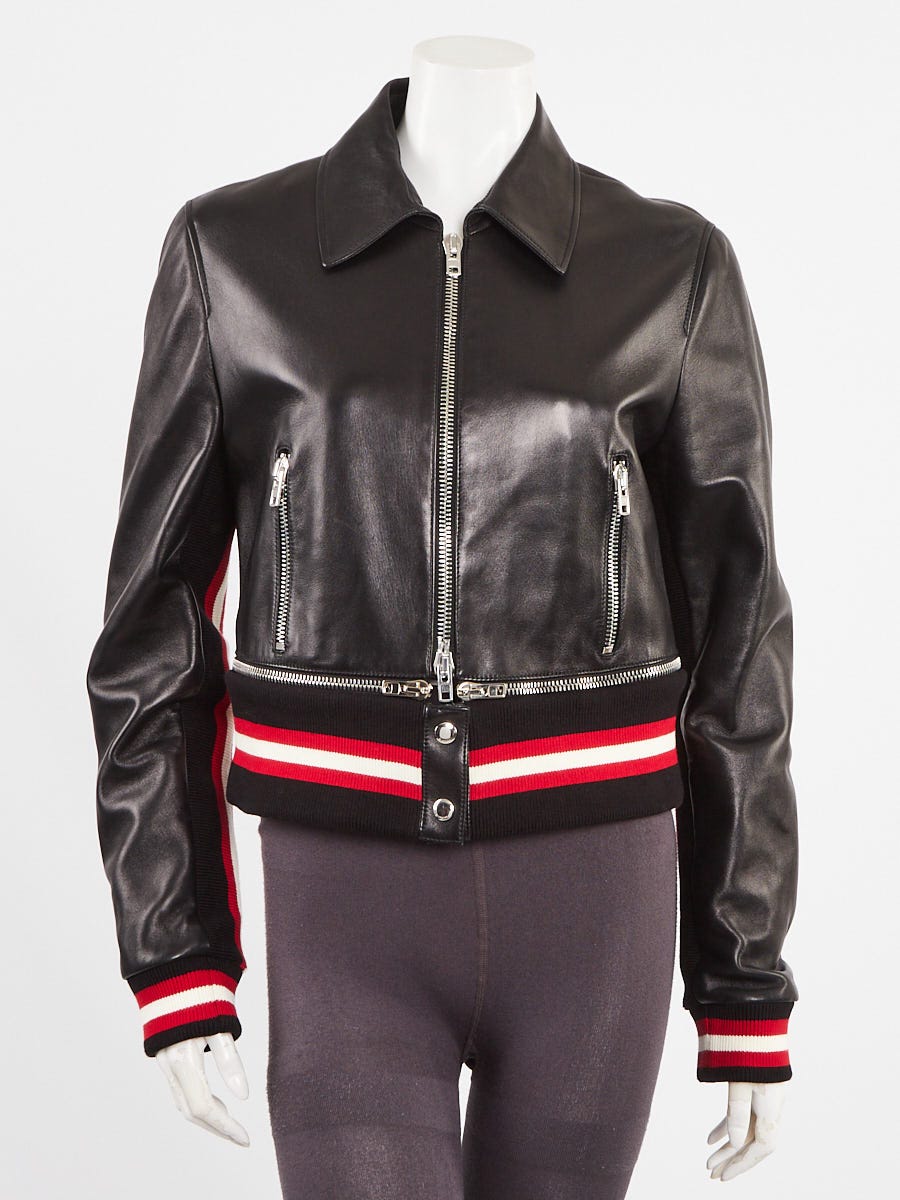 Givenchy Black Leather Biker Jacket