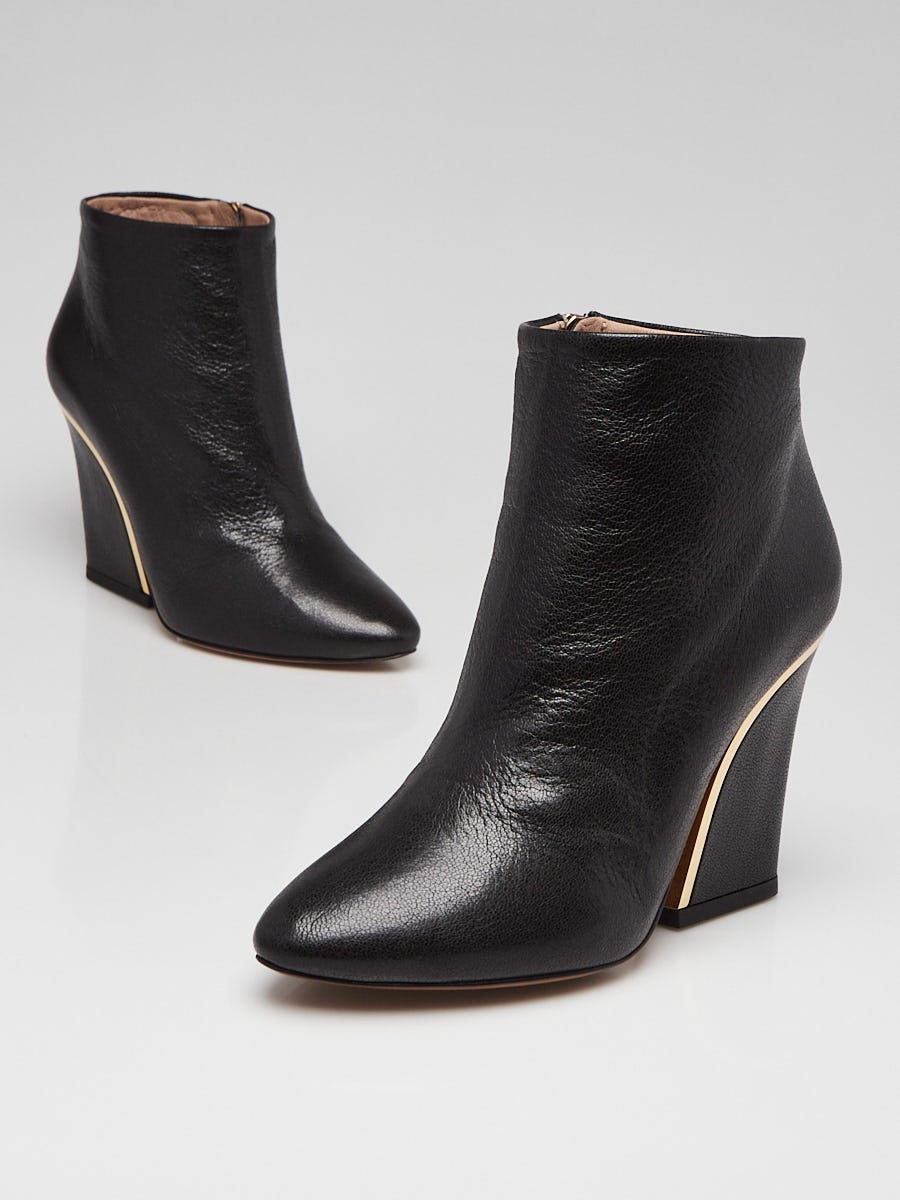 Chloe leather hotsell ankle boots