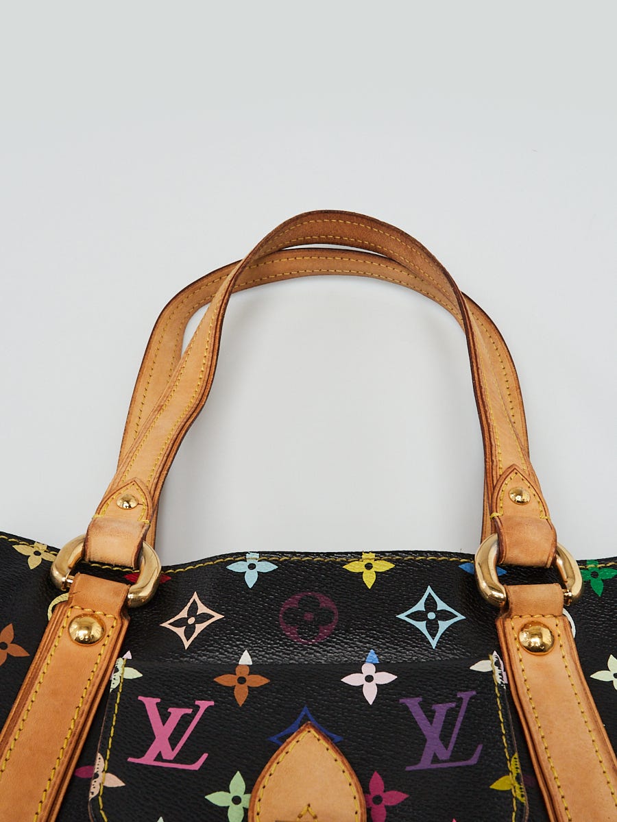 Louis Vuitton Black Monogram Multicolore Aurelia MM Tote Bag - Yoogi's  Closet