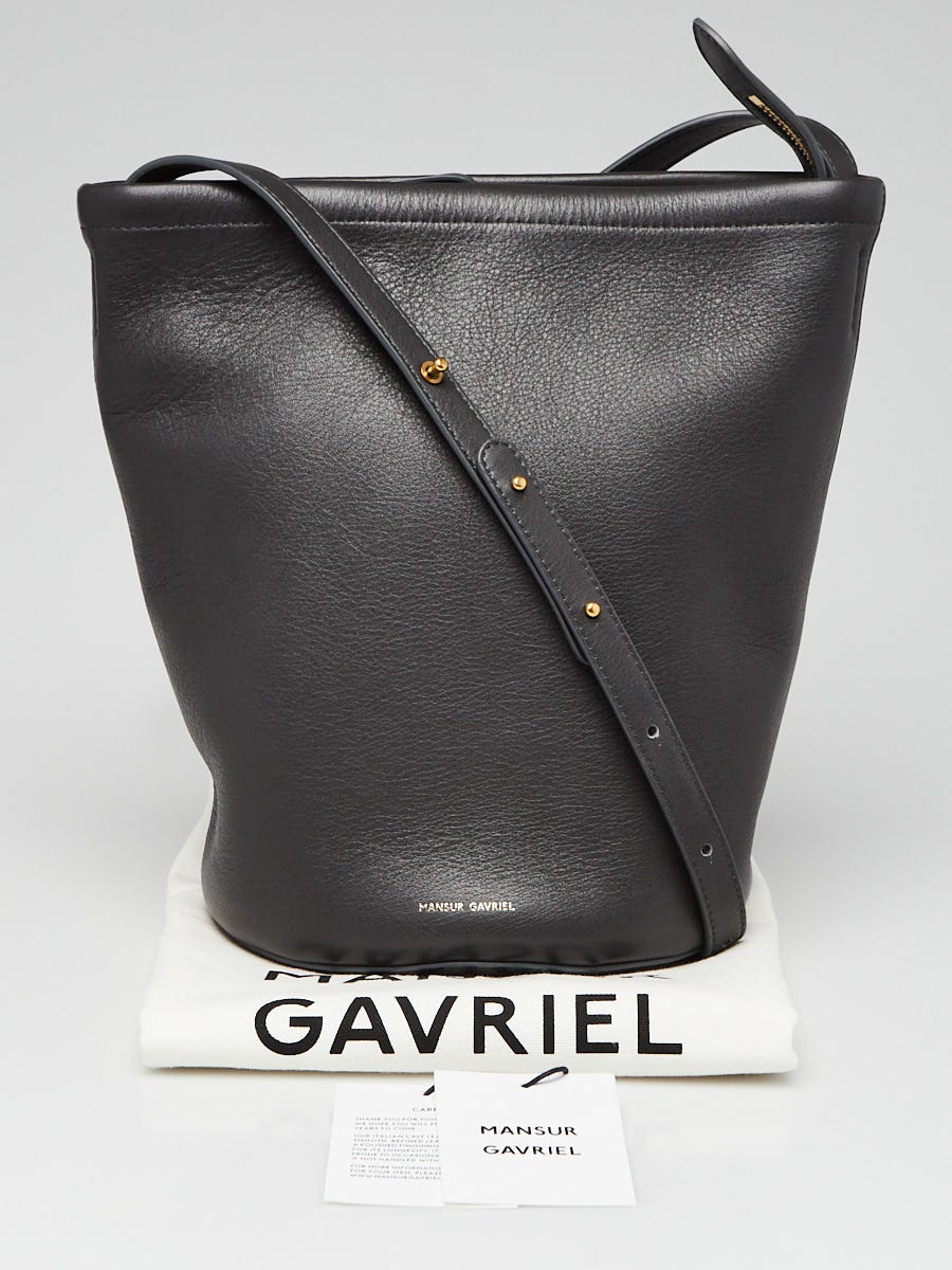 Mansur Gavriel Leather two-zip crossbody-bag - Farfetch