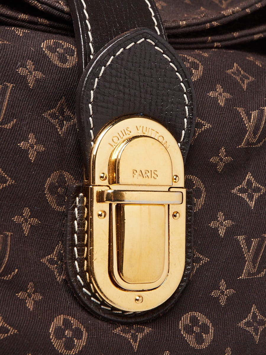 LOUIS VUITTON Monogram idylle Shoulder Bag gold buckle shoulder bag brown