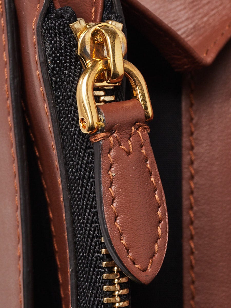 Burberry Bridle Brown Monogram E-Canvas Vertical Continental