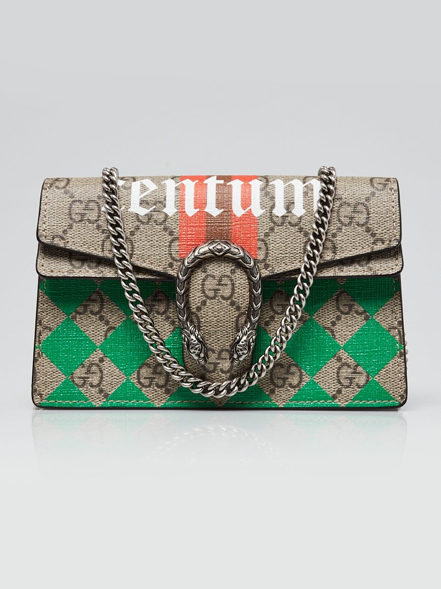 Gucci Beige/Ebony GG Supreme Canvas Dionysus Centum Super Mini Bag -  Yoogi's Closet