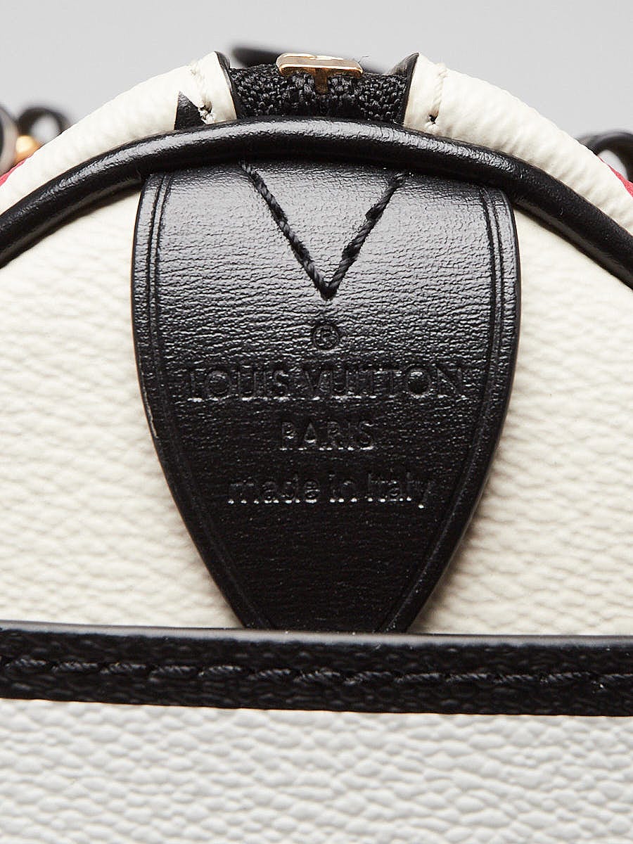 Louis Vuitton White Multicolor Monogram Canvas Game On Speedy 25  Bandouliere Bag - Yoogi's Closet
