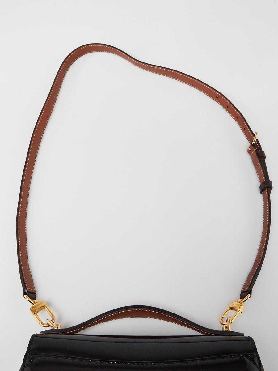 Louis Vuitton Black Vernis Leather and Monogram Canvas