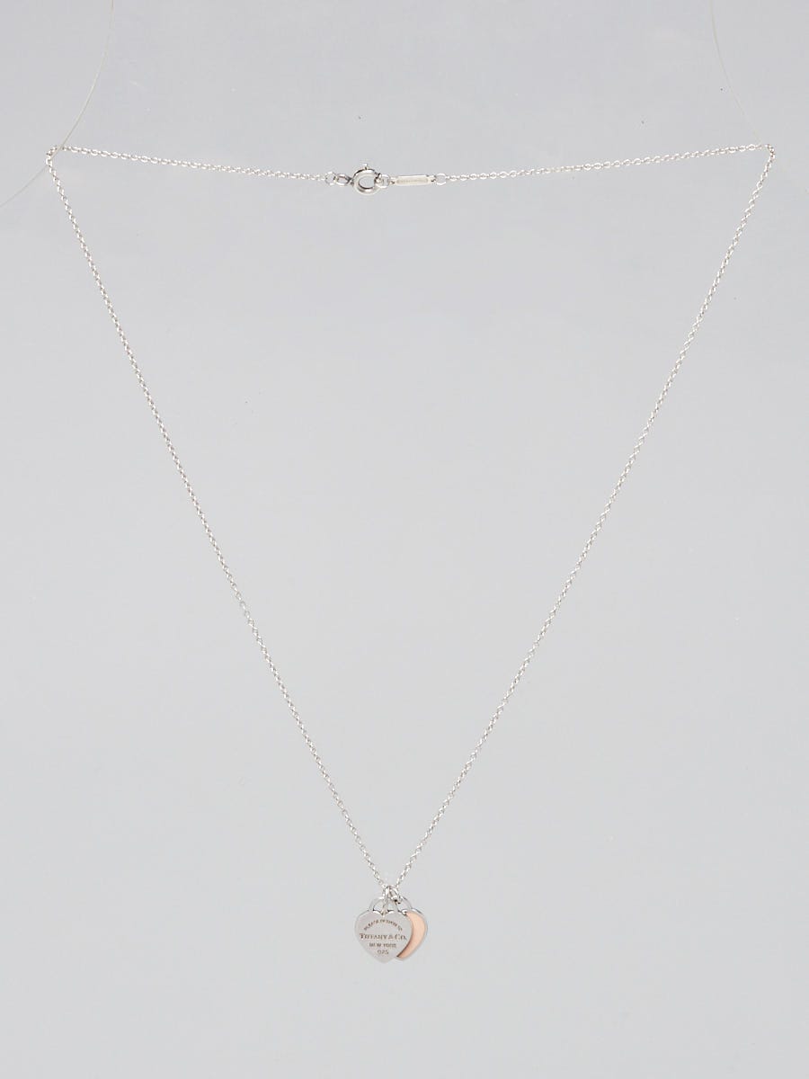 Tiffany & Co. Sterling Silver Beige Enamel Return To Tiffany Mini