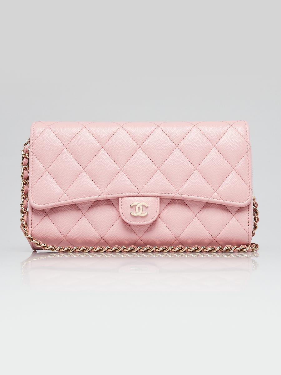 Chanel Rose Quilted Caviar Leather O-Phone Holder with Chain Bag and  Removable Pouch - Yoogi's Closet