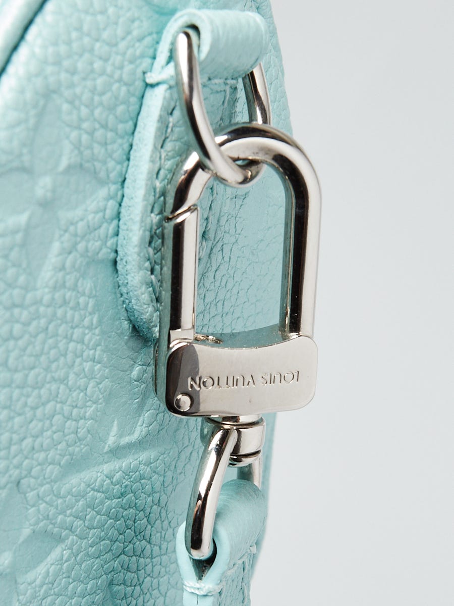 Louis Vuitton Lagoon Monogram Empreinte Leather Nano Speedy Bag