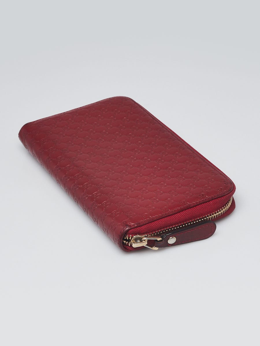 Gucci Monogram Zip Around Wallet