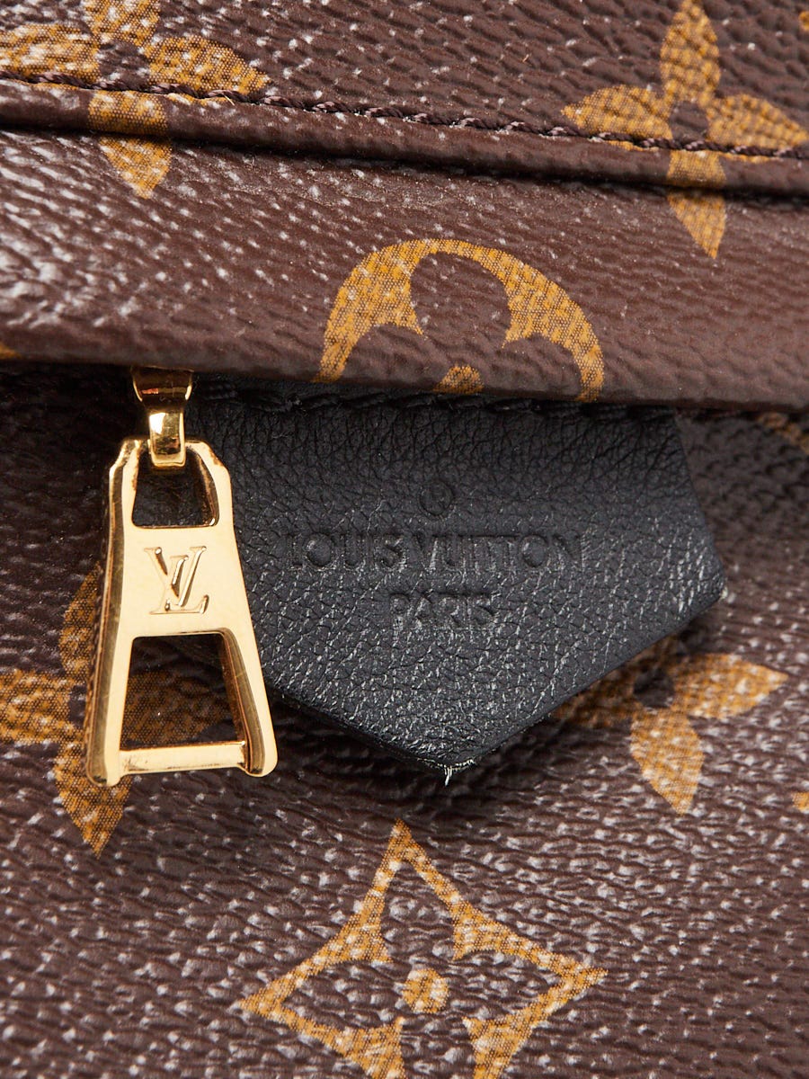 Louis Vuitton Palm Springs Monogram (Updated Zipper) PM in Coated Canvas  with Gold-tone - US