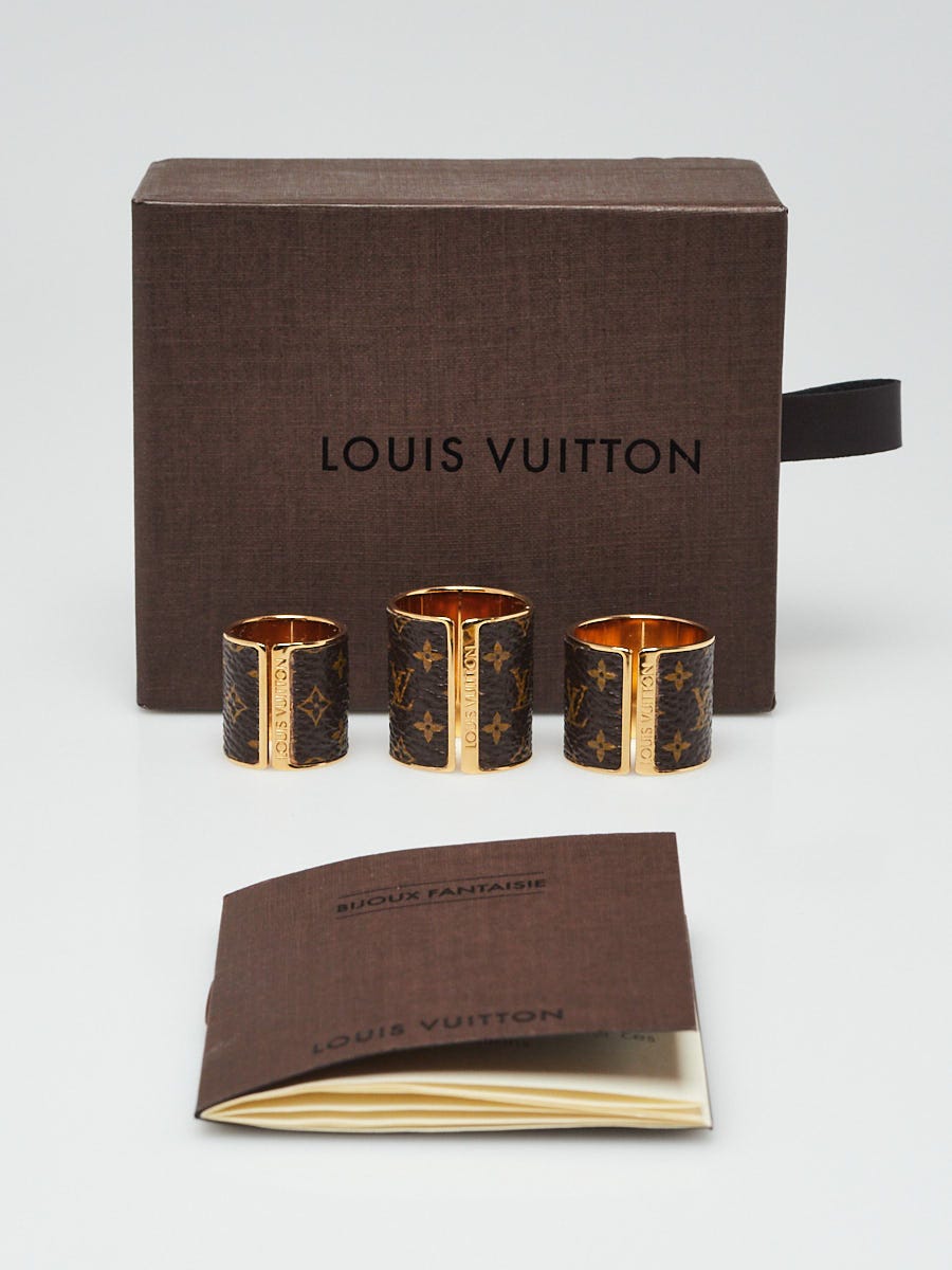 Louis Vuitton Monogram Skin Ring Size 7 - Yoogi's Closet